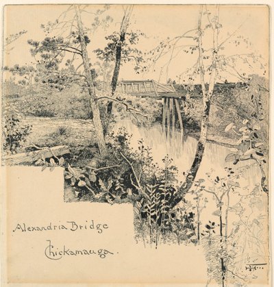 Alexandria híd, Chickamauga alkotó: Harry Fenn