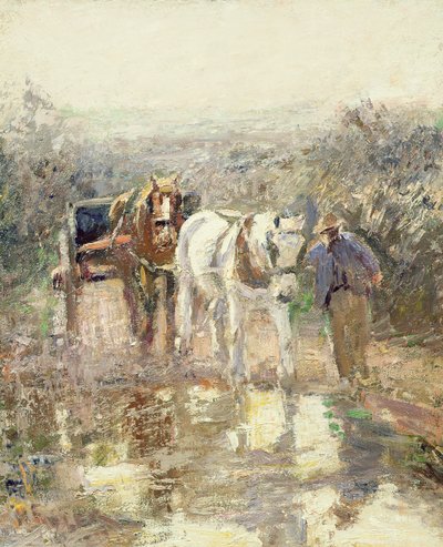 Lovak és szekér alkotó: Harry Fidler