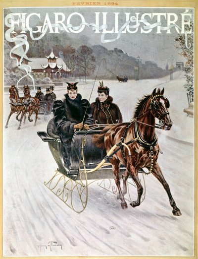 Szán a hóban alkotó: Harry Finney