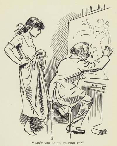Nem fogod rózsaszínbe tenni? alkotó: Harry Furniss