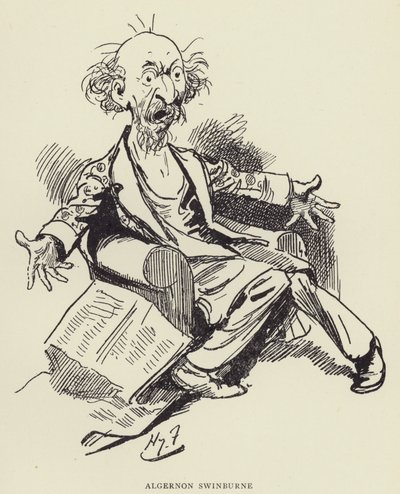 Algernon Swinburne alkotó: Harry Furniss