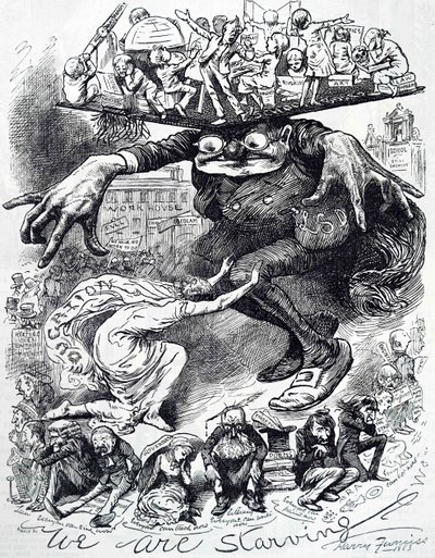 Testületi iskolák. alkotó: Harry Furniss