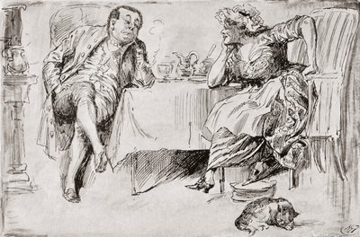 Clemency és Nagy-Britannia. – Soha nem leszel házas, tudod – mondta Mr. Britain. – De nem gondolod, hogy valaha is megteszem? – mondta Clemency. – Nincs rá esély! – Csak gondolkozz! – mondta Clemency. – Nos! Gondolom, Nagy-Britanniára gondolsz egy ilyen na alkotó: Harry Furniss