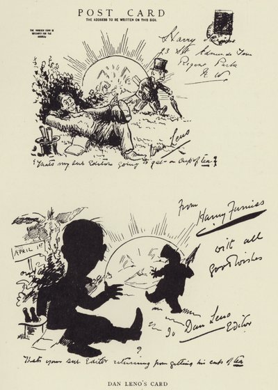 Dan Lenos kártya alkotó: Harry Furniss