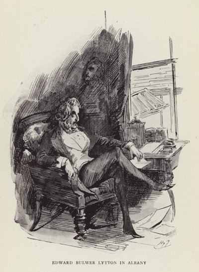 Edward Bulwer Lytton Albanyban alkotó: Harry Furniss