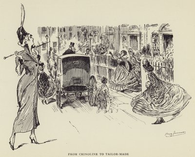 A krinolintól a testre szabottig alkotó: Harry Furniss