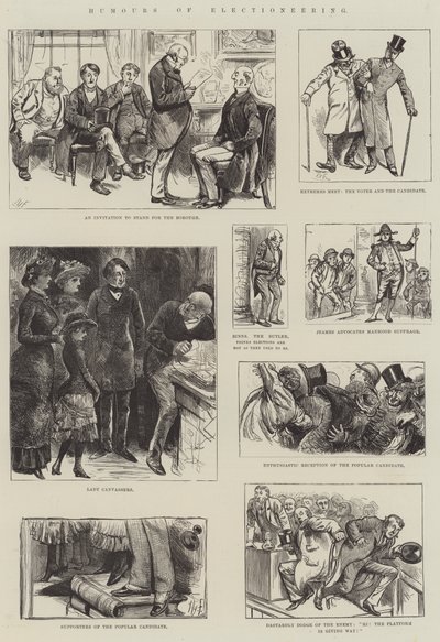 A választás humora alkotó: Harry Furniss