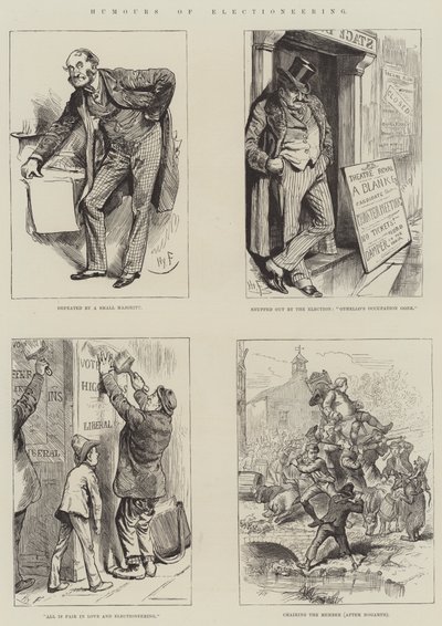 A választás humora alkotó: Harry Furniss