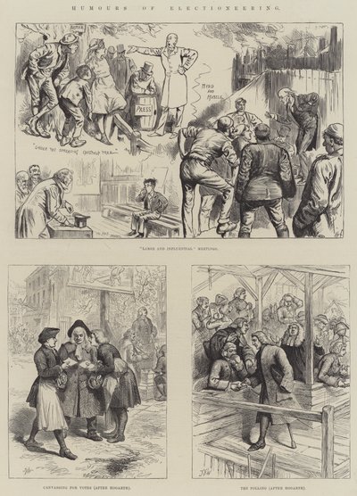 A választás humora alkotó: Harry Furniss