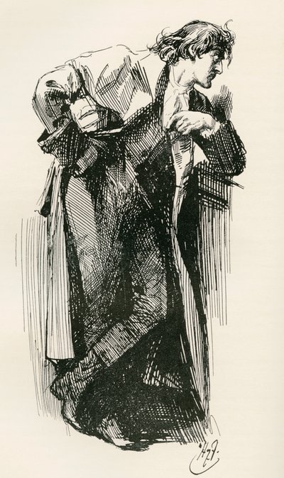 Illusztráció Charles Dickens meséje két városról című regényéhez alkotó: Harry Furniss