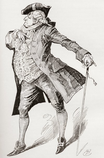 Illusztráció Charles Dickens meséje két városról című regényéhez alkotó: Harry Furniss