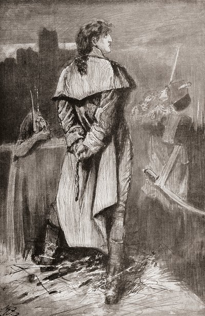 Illusztráció Charles Dickens meséje két városról című regényéhez alkotó: Harry Furniss
