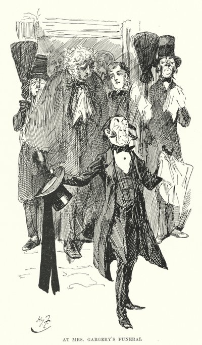 Illusztráció a nagy várakozásokhoz, Charles Dickens (litho) alkotó: Harry Furniss