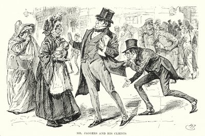 Illusztráció a nagy várakozásokhoz, Charles Dickens (litho) alkotó: Harry Furniss