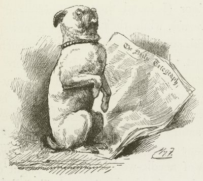 Illusztráció Sylvie és Bruno számára, Lewis Carroll alkotó: Harry Furniss