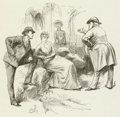 Illusztráció Sylvie és Bruno számára, Lewis Carroll alkotó: Harry Furniss