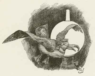 Illusztráció Sylvie és Bruno számára, Lewis Carroll alkotó: Harry Furniss