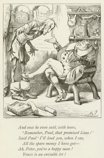 Illusztráció Sylvie és Bruno számára, Lewis Carroll alkotó: Harry Furniss
