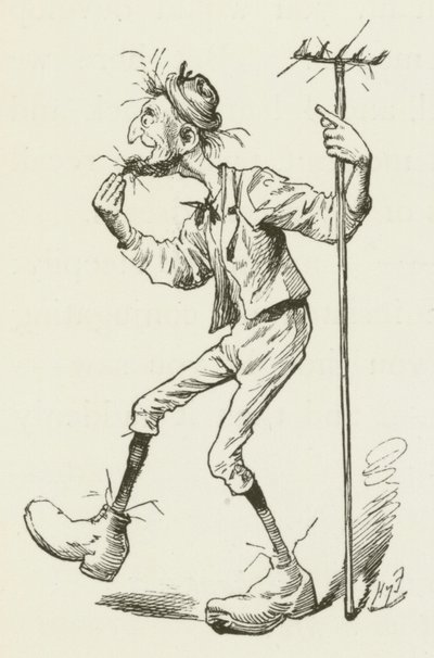 Illusztráció Sylvie és Bruno számára, Lewis Carroll alkotó: Harry Furniss