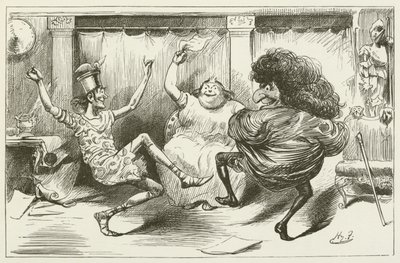 Illusztráció Sylvie és Bruno számára, Lewis Carroll alkotó: Harry Furniss