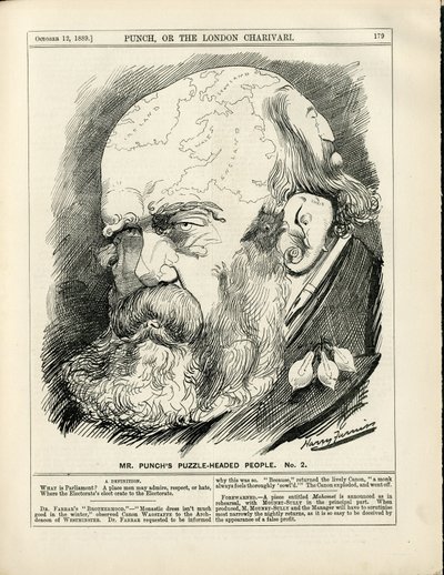 Harry Furniss (1854-1925) illusztrációja a Punchban alkotó: Harry Furniss