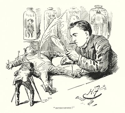 – Interjút készítettek! (litho) alkotó: Harry Furniss