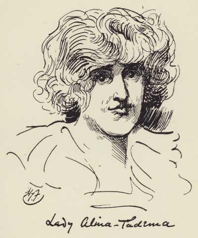 Lady Alma Tadema alkotó: Harry Furniss