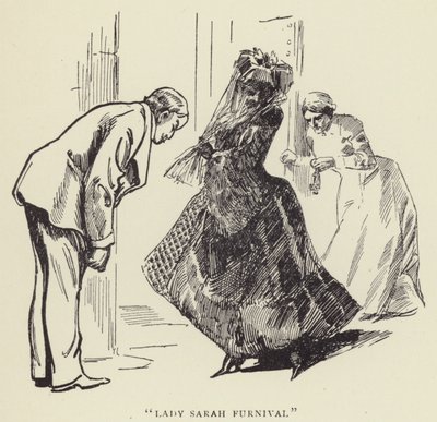 Lady Sarah Furnival alkotó: Harry Furniss