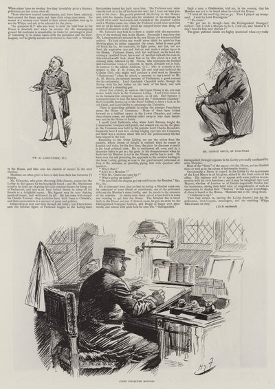 Élet a parlamentben, idegenek a házban alkotó: Harry Furniss