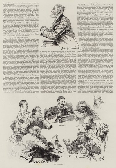 Élet a parlamentben, idegenek a házban alkotó: Harry Furniss