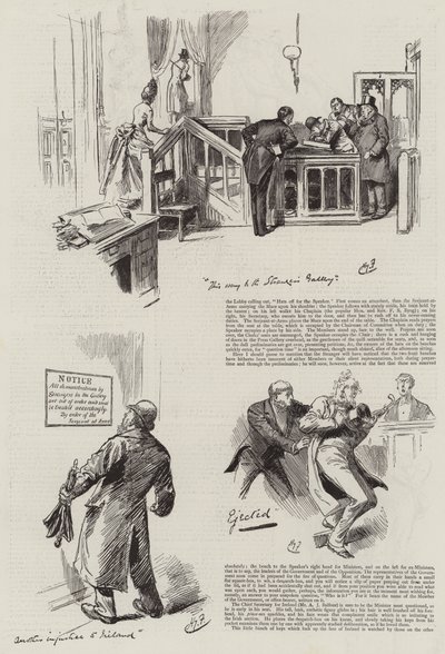Élet a Parlamentben, Idegenek a Házban alkotó: Harry Furniss