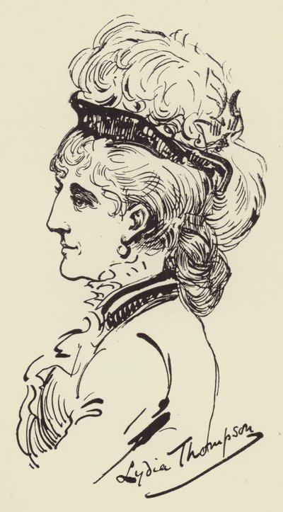 Lydia Thompson alkotó: Harry Furniss