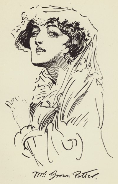 Mrs. Brown Potter alkotó: Harry Furniss