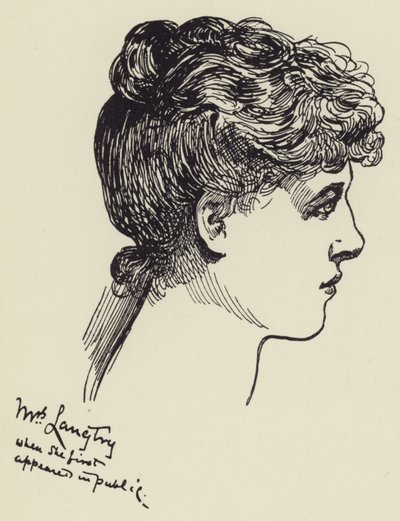 Langtry asszony alkotó: Harry Furniss