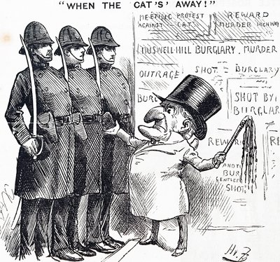 Amikor a macska távol van alkotó: Harry Furniss