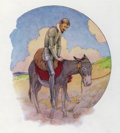 Illusztráció a Don Quijote-hoz (színes litográfia) alkotó: Harry George Theaker
