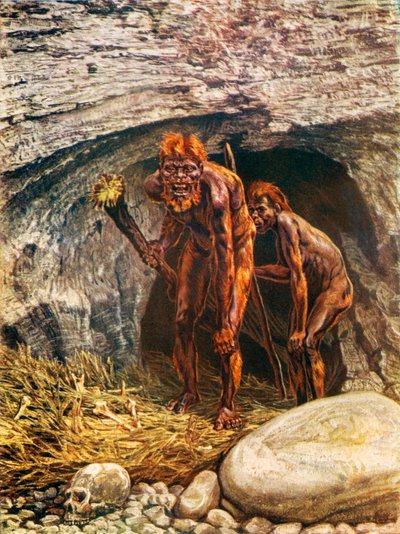 Az utolsó ogrék (színes litográfia) alkotó: Harry Hamilton (after) Johnston