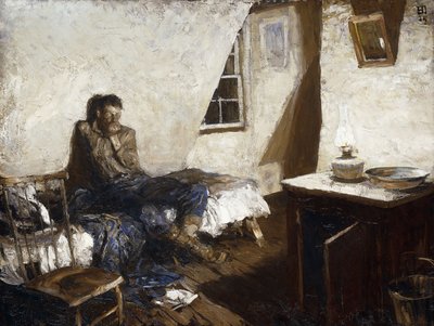 Az Öreg Bányász alkotó: Harvey T. Dunn