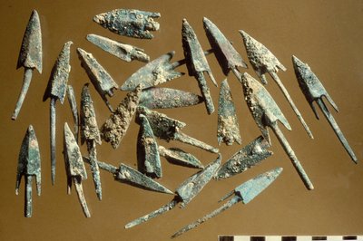 Nyílhegyeket találtak a jeruzsálemi fellegvárban (fém) alkotó: Hasmonean