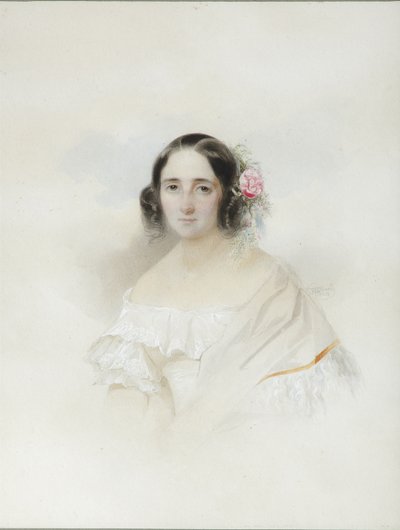 Anna Alekszejevna Olenina portréja 1808-1888, 1839 alkotó: Hau