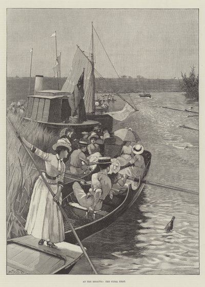 A Regattán, a döntőben alkotó: Hector Caffieri