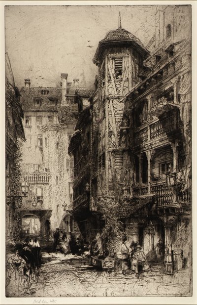 Cour de Corbeau, Strassburg alkotó: Hedley Fitton