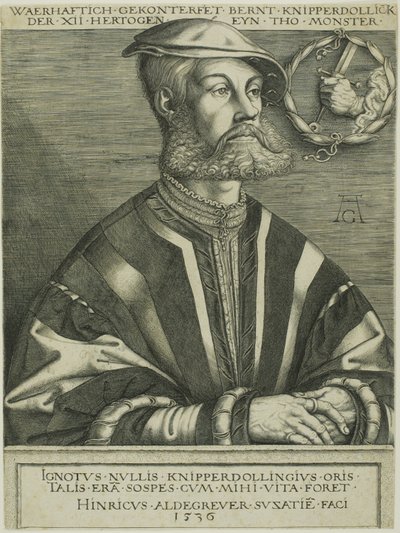 Bernard Knipperdolling alkotó: Heinrich Aldegrever