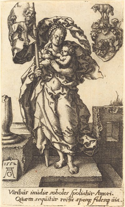Együttérzés, 1552. alkotó: Heinrich Aldegrever