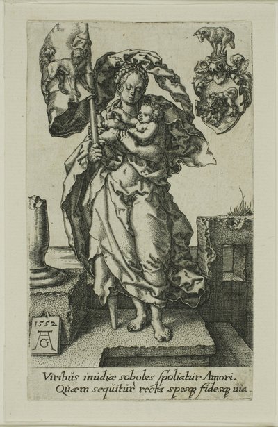 Együttérzés, az erényektől alkotó: Heinrich Aldegrever
