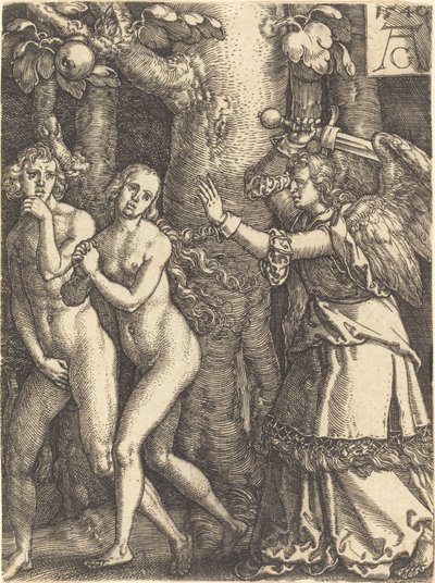 Kiűzetés a Paradicsomból alkotó: Heinrich Aldegrever