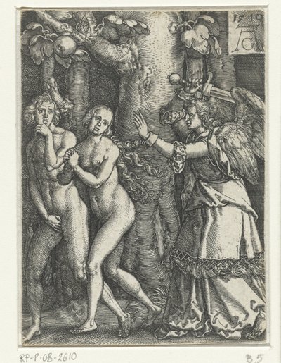 Kiűzetés a Paradicsomból alkotó: Heinrich Aldegrever