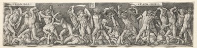 Hannibál harca Scipióval, 1538. alkotó: Heinrich Aldegrever