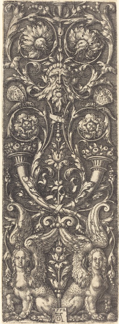 Magas gyümölcsök díszekkel, 1552. alkotó: Heinrich Aldegrever