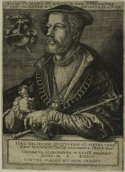 Jan van Leyden alkotó: Heinrich Aldegrever